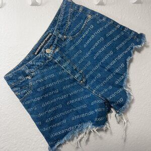 Alexander Wang Bite Short in Deep Blue Denim - iconic luxury streetwear